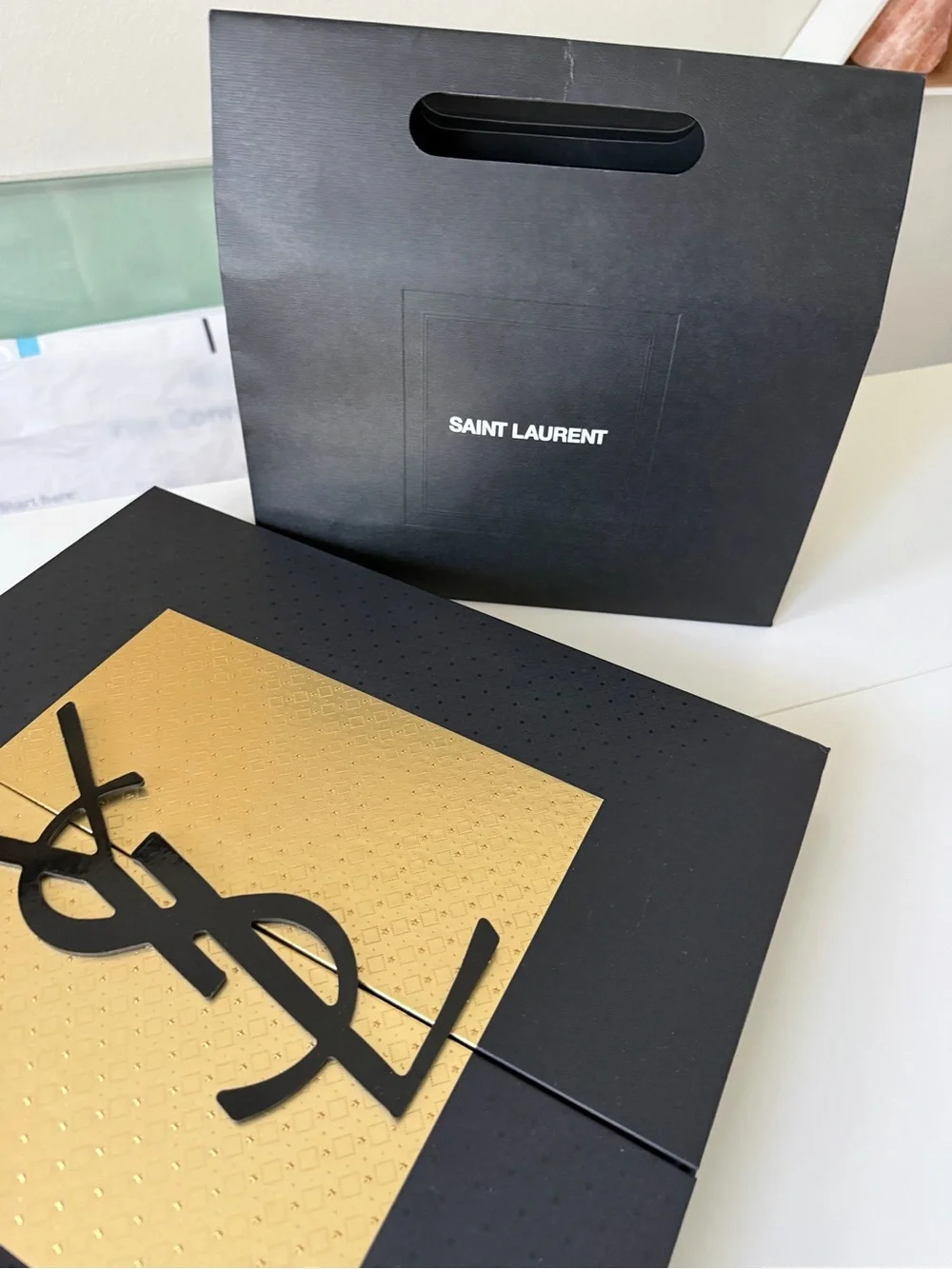 Saint Laurent Black gift bag